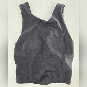 Lululemon Athletica Black Wrap open back sports bra Tank Top Sz:‎ XS